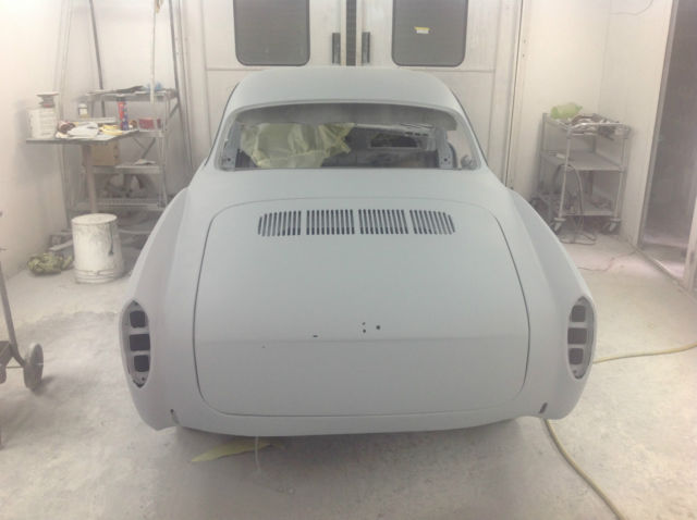 1971 metallic gray Volkswagen Karmann Ghia Coupe