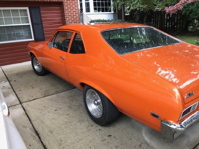 1969 Orange Chevrolet Nova Coupe