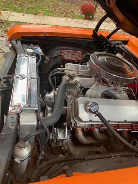 1969 Orange Chevrolet Nova Coupe