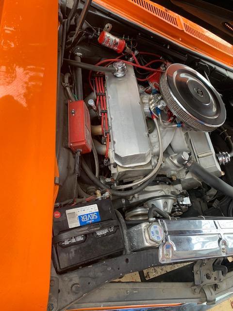 1969 Orange Chevrolet Nova Coupe