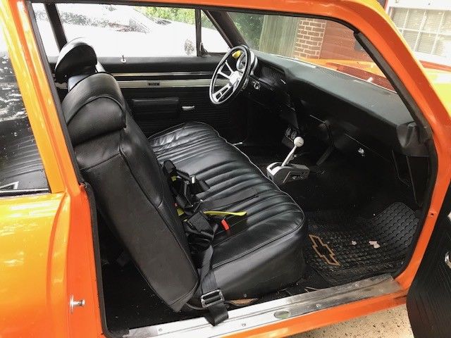 1969 Orange Chevrolet Nova Coupe