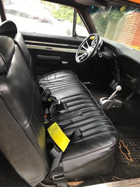 1969 Orange Chevrolet Nova Coupe