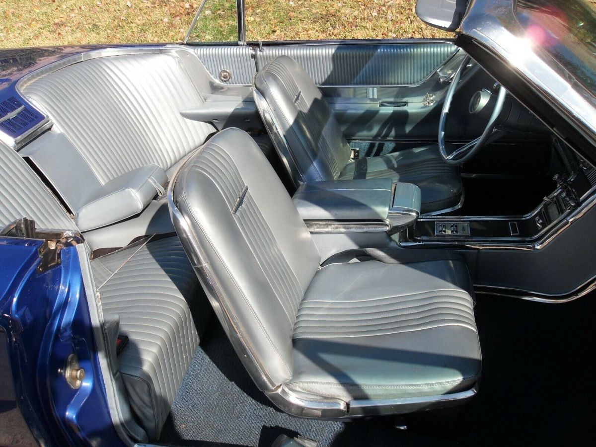 1965 Blue Ford Thunderbird Convertible