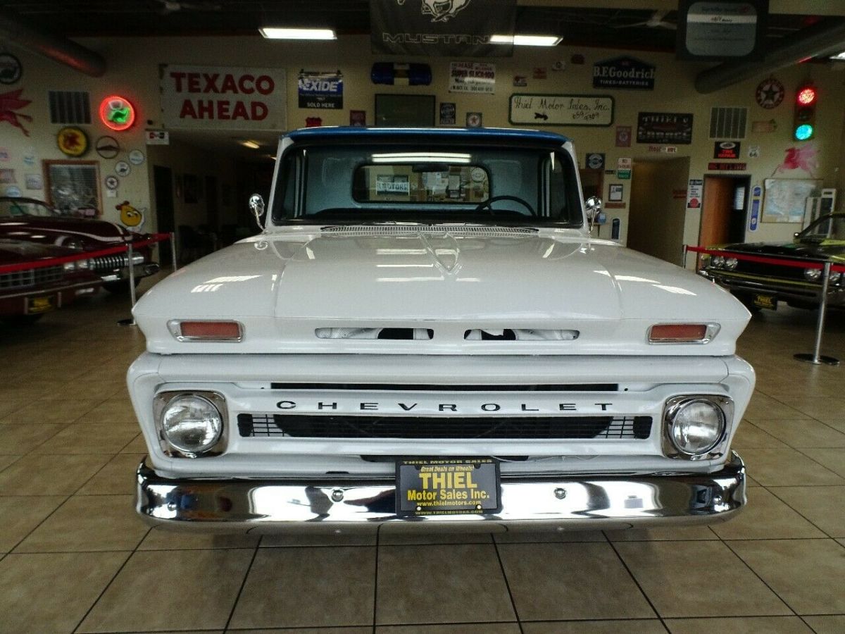 1966 White Chevrolet C-10 Standard Cab Pickup