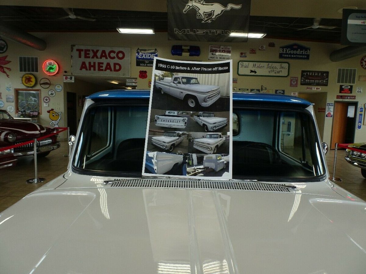 1966 White Chevrolet C-10 Standard Cab Pickup