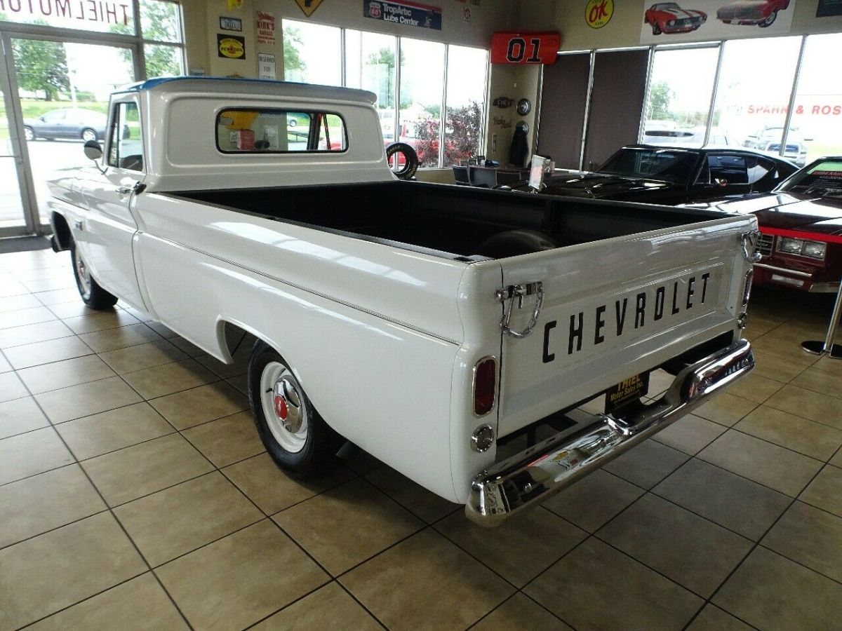 1966 White Chevrolet C-10 Standard Cab Pickup