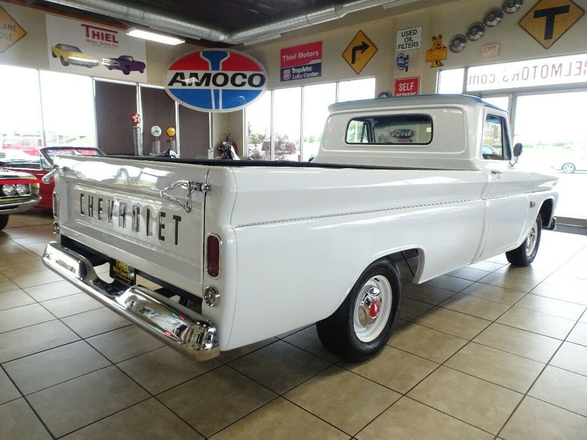 1966 White Chevrolet C-10 Standard Cab Pickup