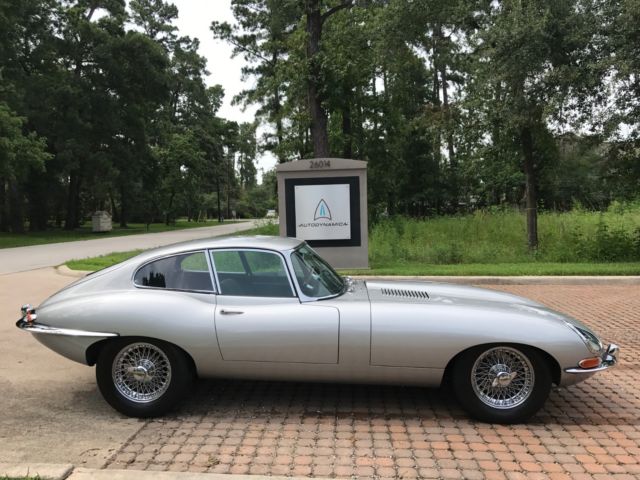 1967 Silver Jaguar E-Type Coupe
