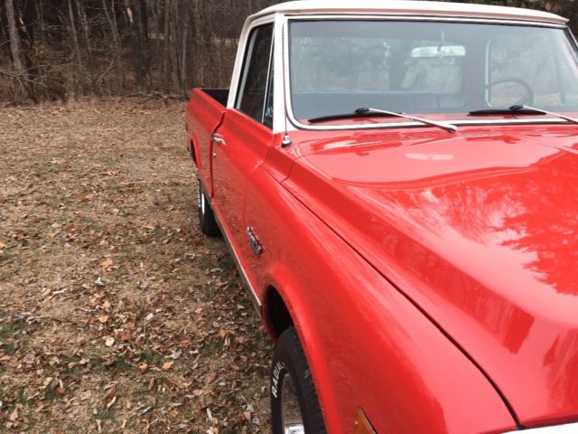 1969 Red Chevrolet C-10 Standard Cab Pickup