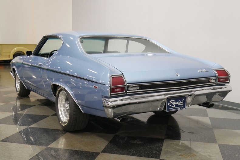 1969 Blue Chevrolet Chevelle Coupe