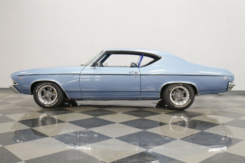 1969 Blue Chevrolet Chevelle Coupe