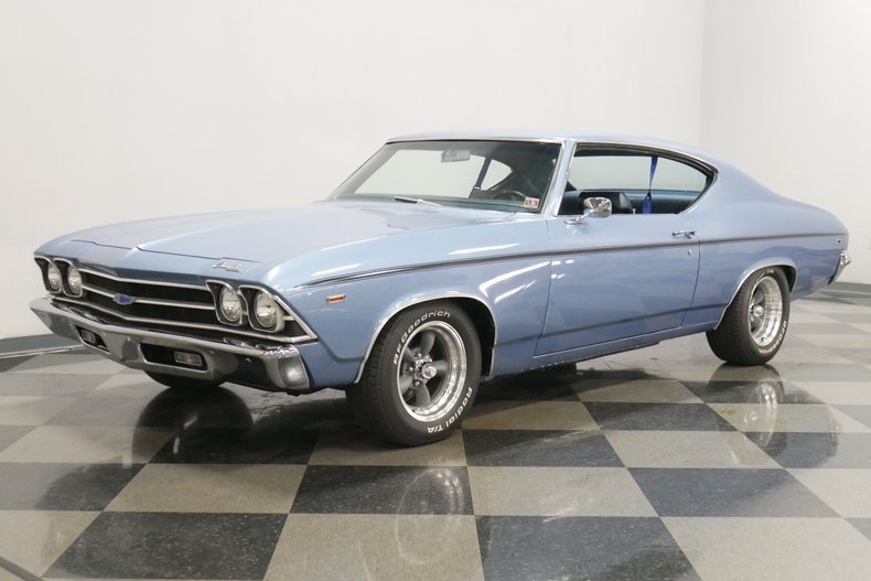 1969 Blue Chevrolet Chevelle Coupe