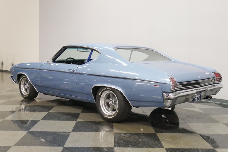 1969 Blue Chevrolet Chevelle Coupe