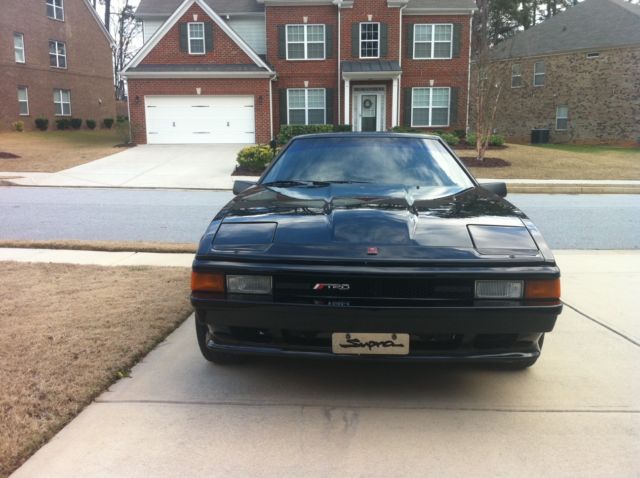 1985 Burgundy Toyota Supra Fastback