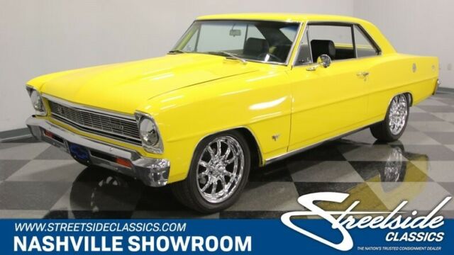 1966 Yellow Chevrolet Nova Hardtop