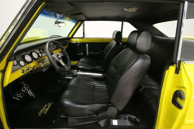 1966 Yellow Chevrolet Nova Hardtop