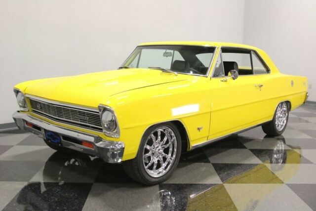 1966 Yellow Chevrolet Nova Hardtop