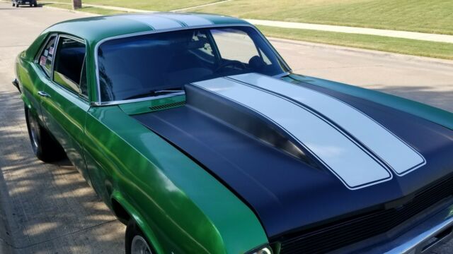 1972 Green Chevrolet Nova Coupe