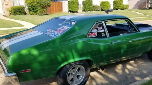 1972 Green Chevrolet Nova Coupe