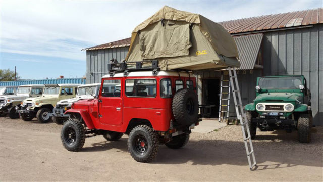 1978 FREEBORN RED Toyota Land Cruiser 2 DOOR CONVERTIBLE