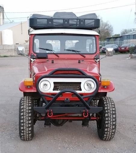 1978 FREEBORN RED Toyota Land Cruiser 2 DOOR CONVERTIBLE