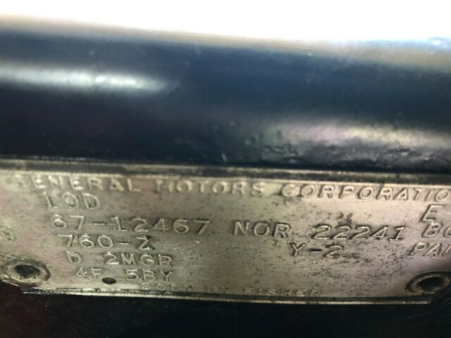 1967 Yellow Chevrolet Camaro Convertible