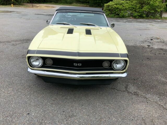 1967 Yellow Chevrolet Camaro Convertible