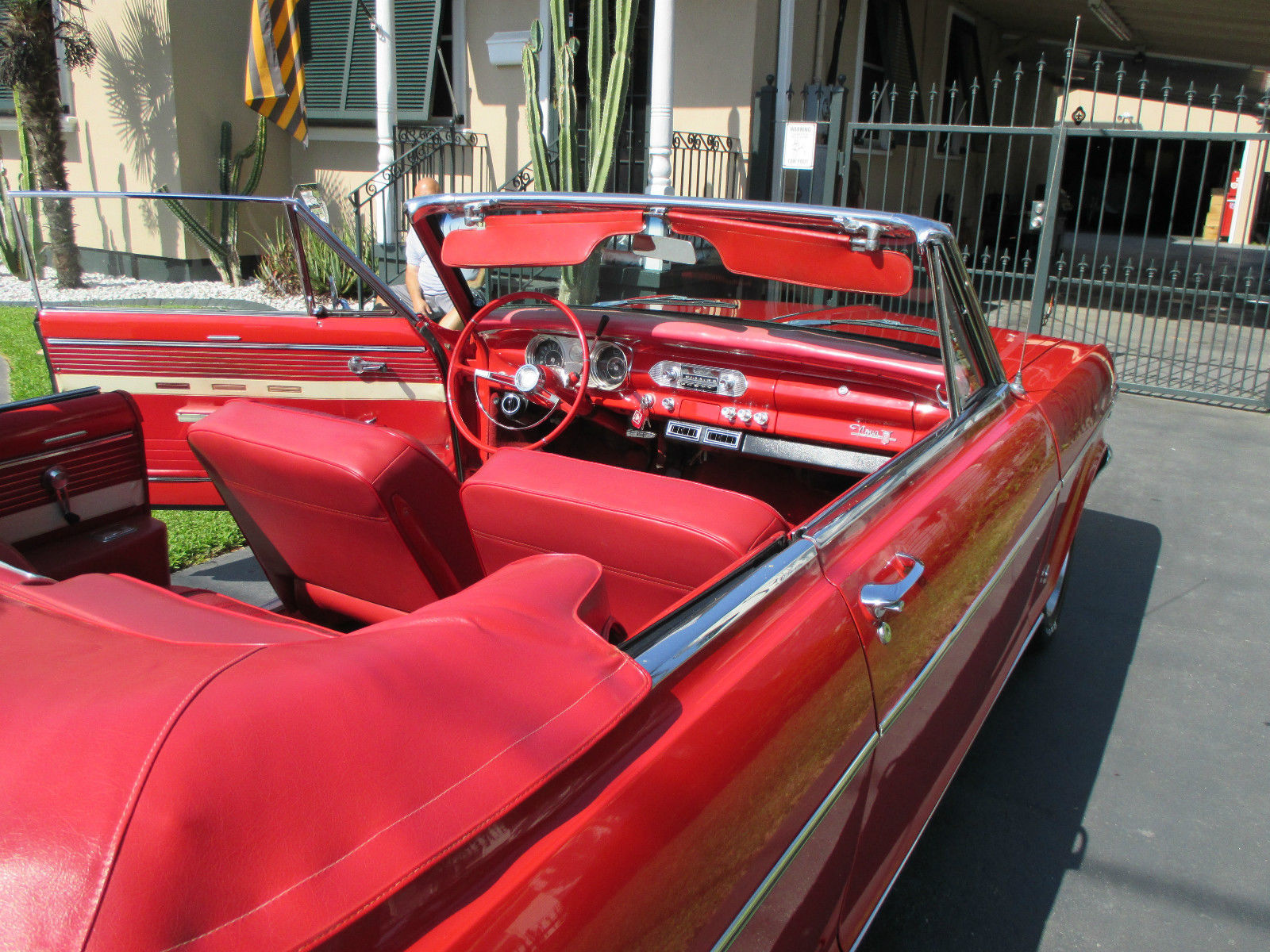 1962 Red Chevrolet Nova Convertible