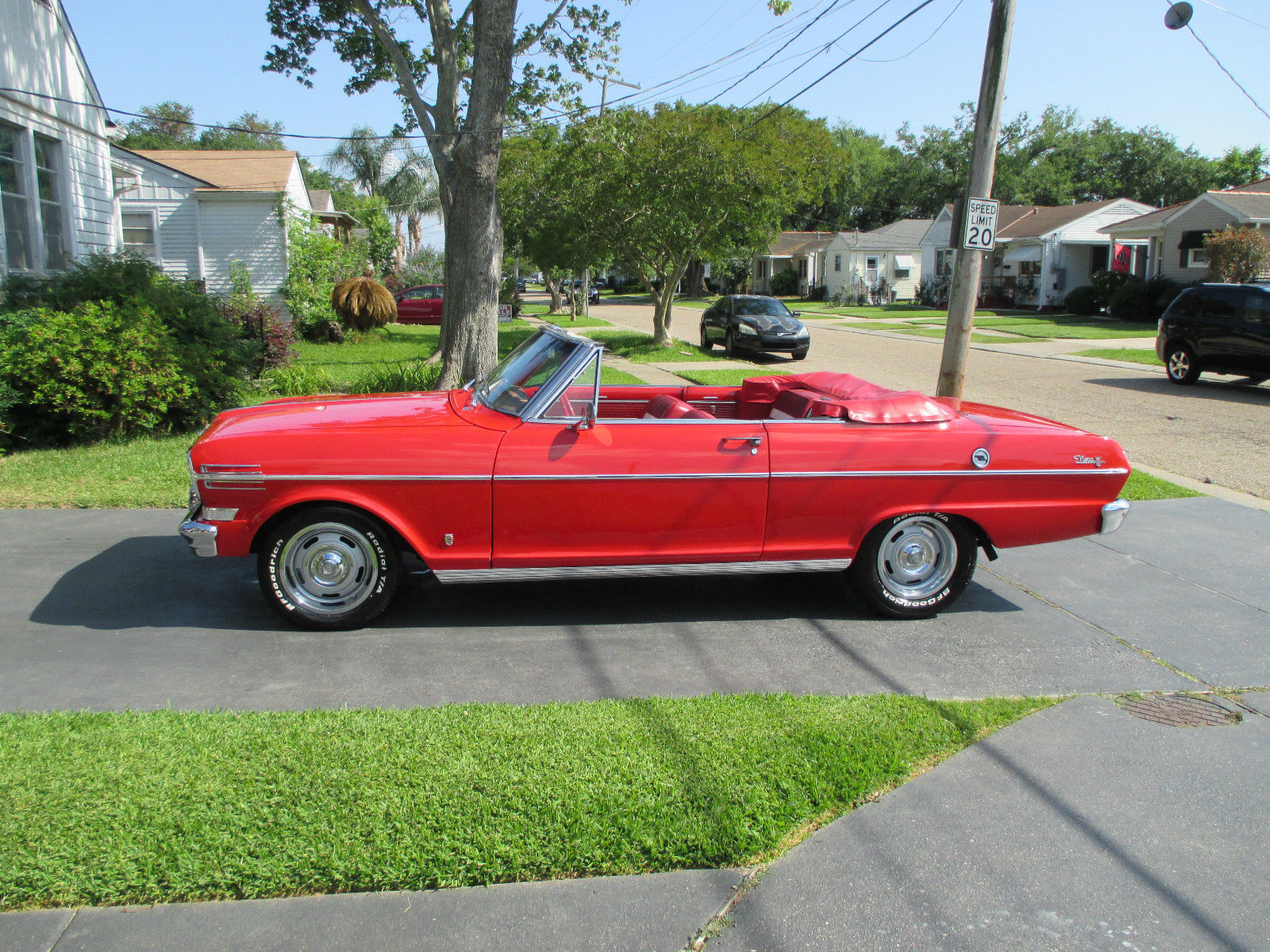 1962 Red Chevrolet Nova Convertible