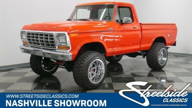 1976 Red Ford F-100 Pickup Truck