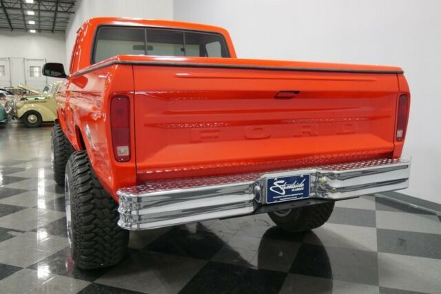 1976 Red Ford F-100 Pickup Truck