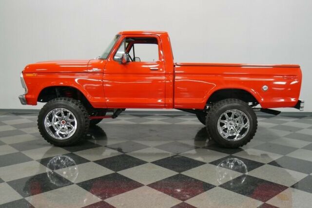 1976 Red Ford F-100 Pickup Truck
