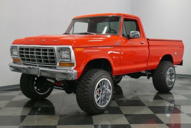 1976 Red Ford F-100 Pickup Truck