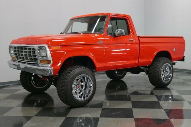 1976 Red Ford F-100 Pickup Truck