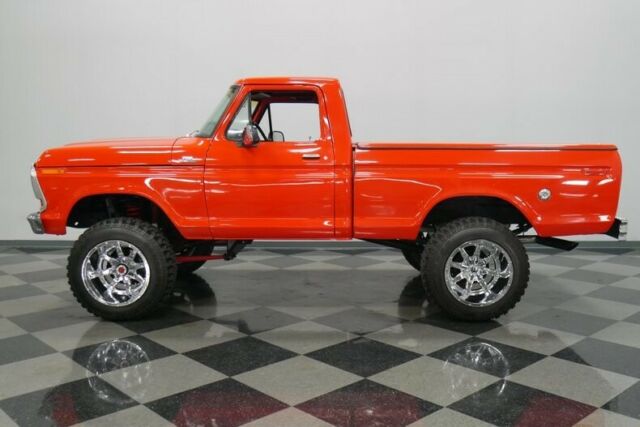1976 Red Ford F-100 Pickup Truck