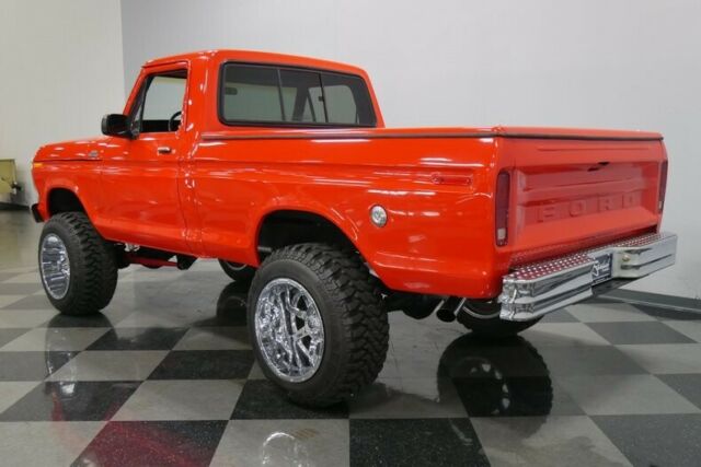 1976 Red Ford F-100 Pickup Truck