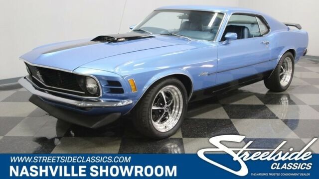 1970 Blue Ford Mustang Fastback