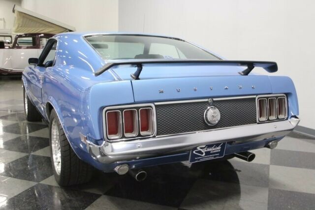 1970 Blue Ford Mustang Fastback