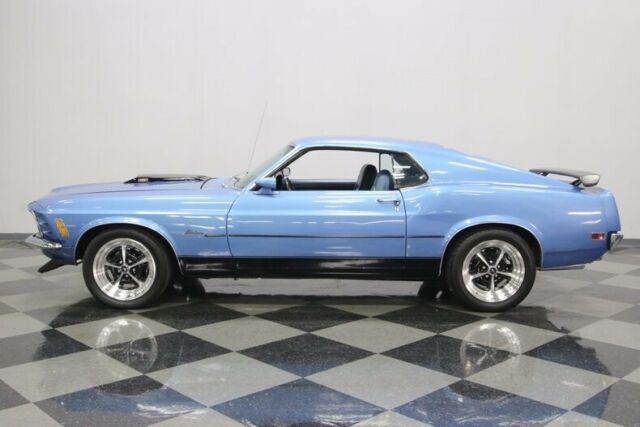 1970 Blue Ford Mustang Fastback
