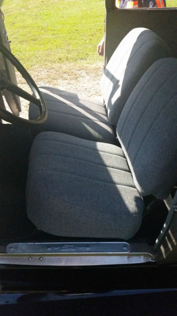 1930 Black and Gray Ford Model A 2 door