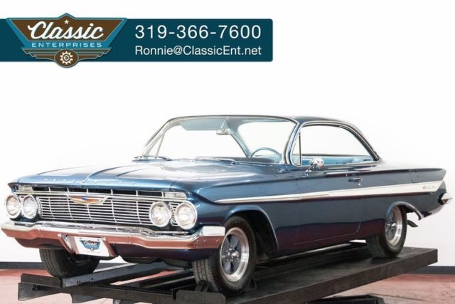 1961 Blue Chevrolet Impala Coupe