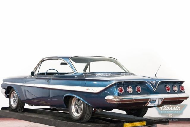 1961 Blue Chevrolet Impala Coupe