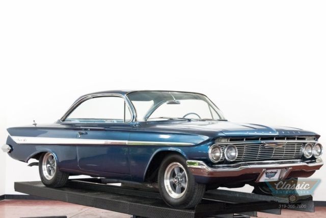 1961 Blue Chevrolet Impala Coupe