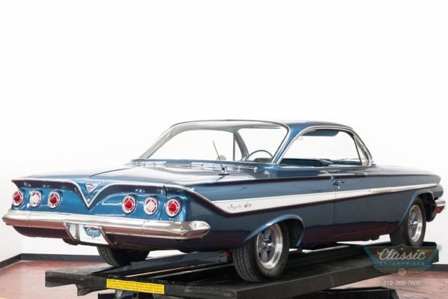 1961 Blue Chevrolet Impala Coupe