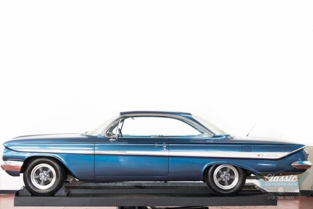 1961 Blue Chevrolet Impala Coupe