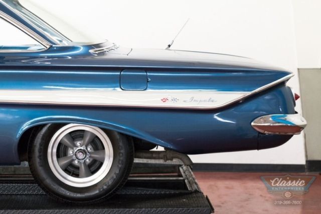 1961 Blue Chevrolet Impala Coupe