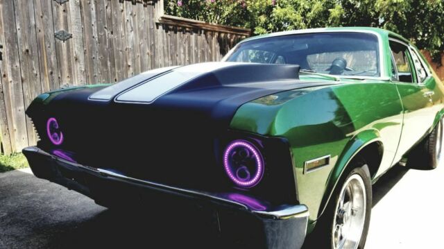 1972 Green Chevrolet Nova Coupe