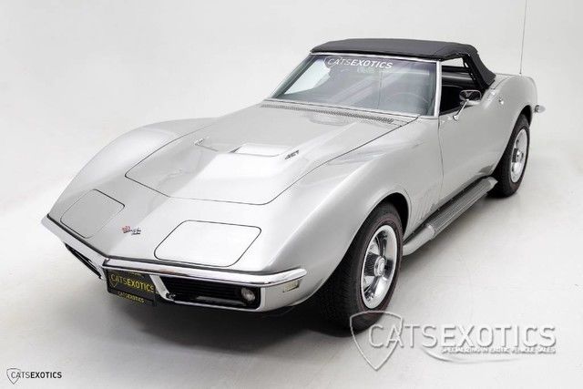 1968 Silver Chevrolet Corvette Convertible