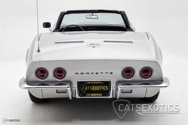 1968 Silver Chevrolet Corvette Convertible