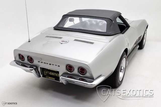 1968 Silver Chevrolet Corvette Convertible